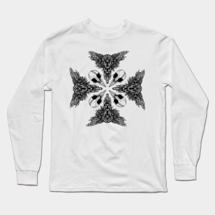 Raven and skull Long Sleeve T-Shirt